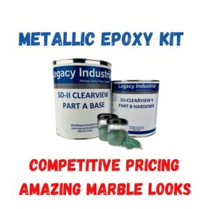 Legacy's Metallic Epoxy Coating Kit