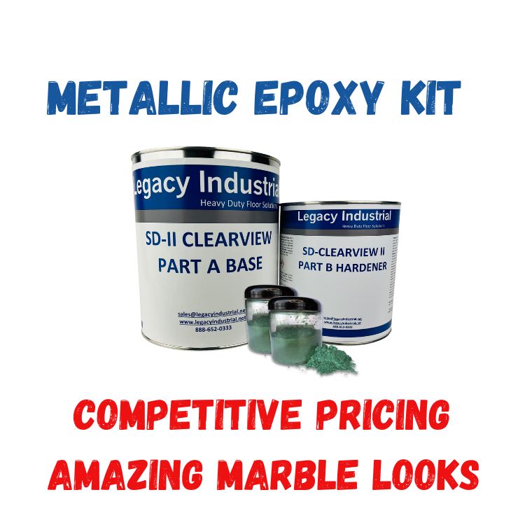Legacy's Metallic Epoxy Coating Kit