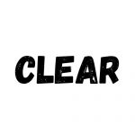 Clear (not suitable for a clear coat)