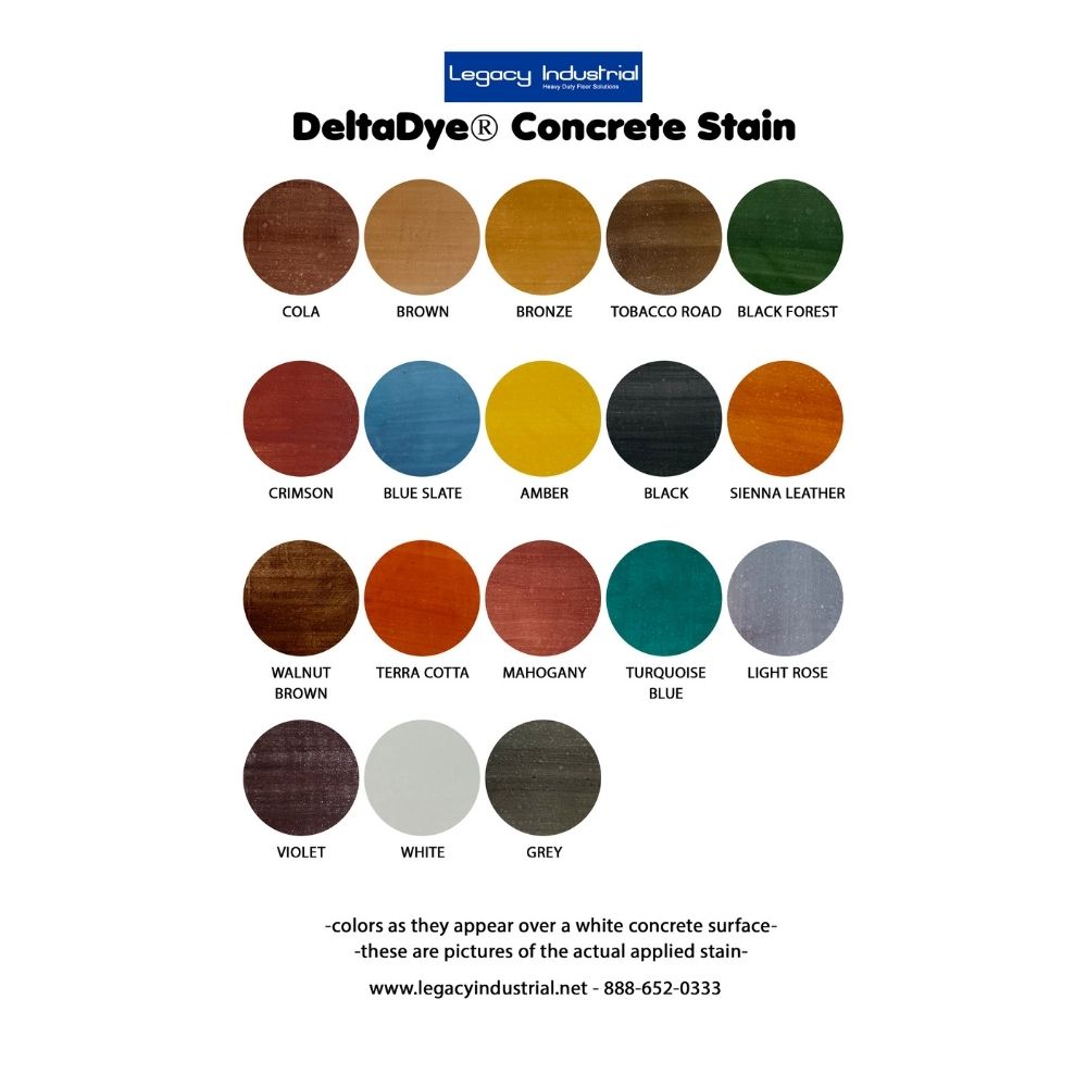 DeltaDye® Concrete Stain Legacy Industrial