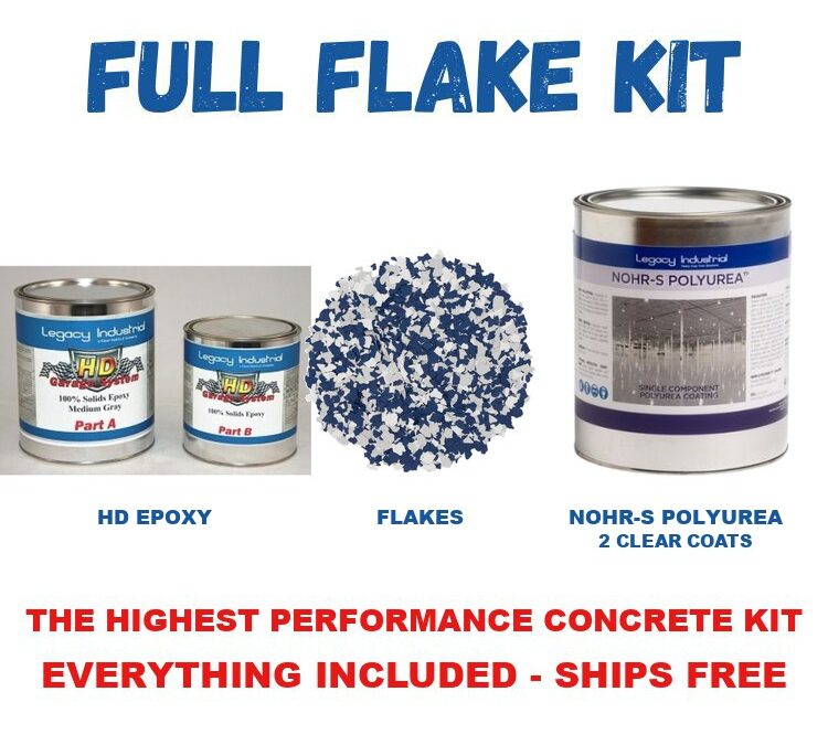 Nohr-S® Polyurea Full Flake Kit